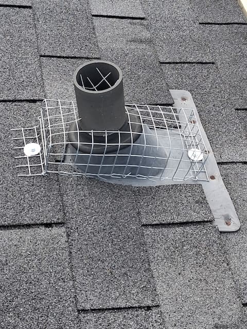 Plumbing Stack Exclusion Close-Up